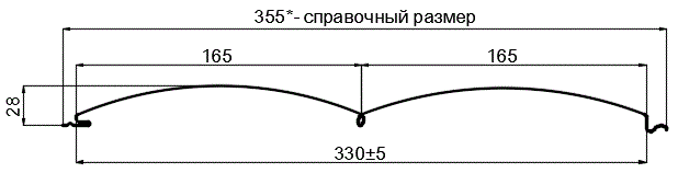 Фото: Сайдинг Woodstock-БР-28х330 (ECOSTEEL_T-12-Орех-0.45) в Кубинке