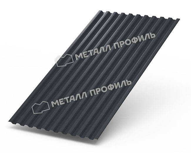 Фото: Профнастил С21 х 1000 - B (Steelmatt-20-7024-0.4±0.08мм) в Кубинке