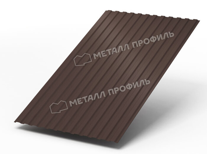 Профнастил МП10 х 1100 - A (ПЭ-01-8017Color-0.4±0.08мм) в Кубинке