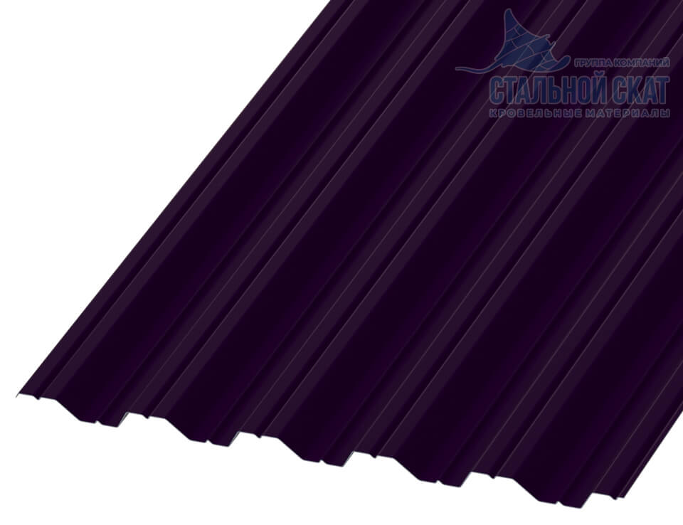 Профнастил НС35 х 1000 - A (VALORI-20-Violet-0.5)