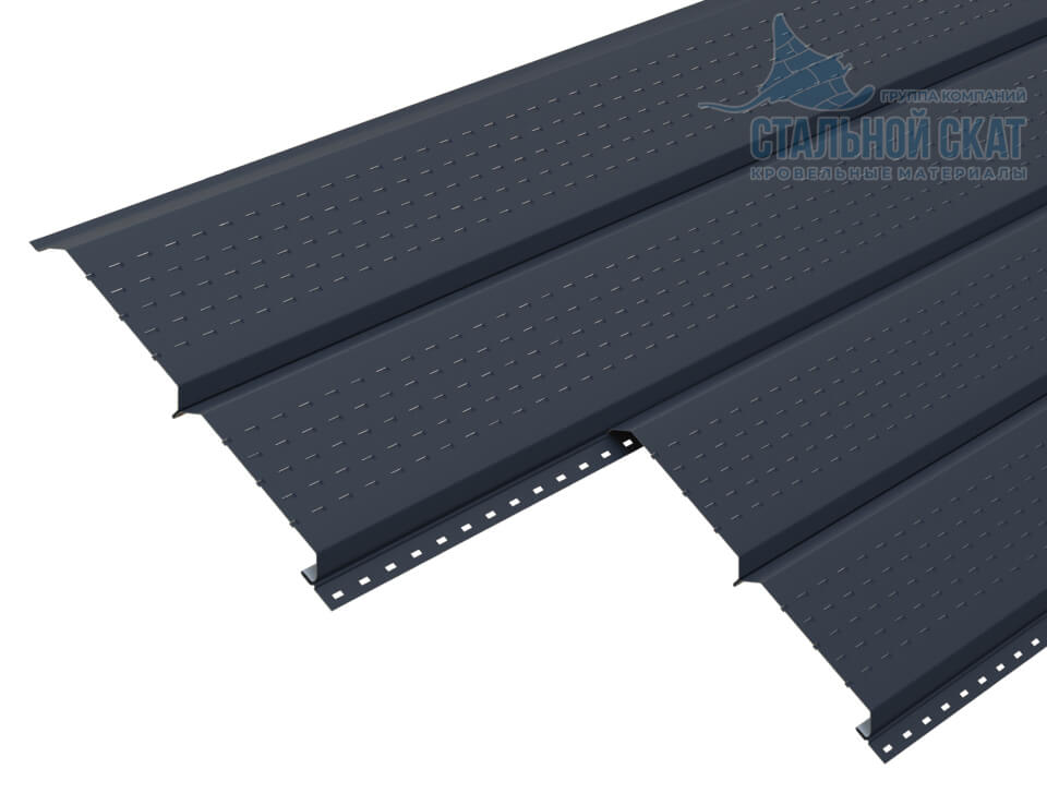 Софит Lбрус-15х240 (Steelmatt-20-7024-0.4)