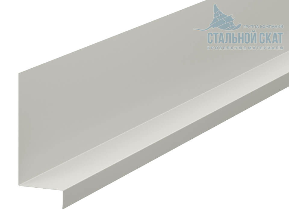 Планка примыкания боковая FASTCLICK 150х65х2000 NormanMP (ПЭ-01-9002-0.5)