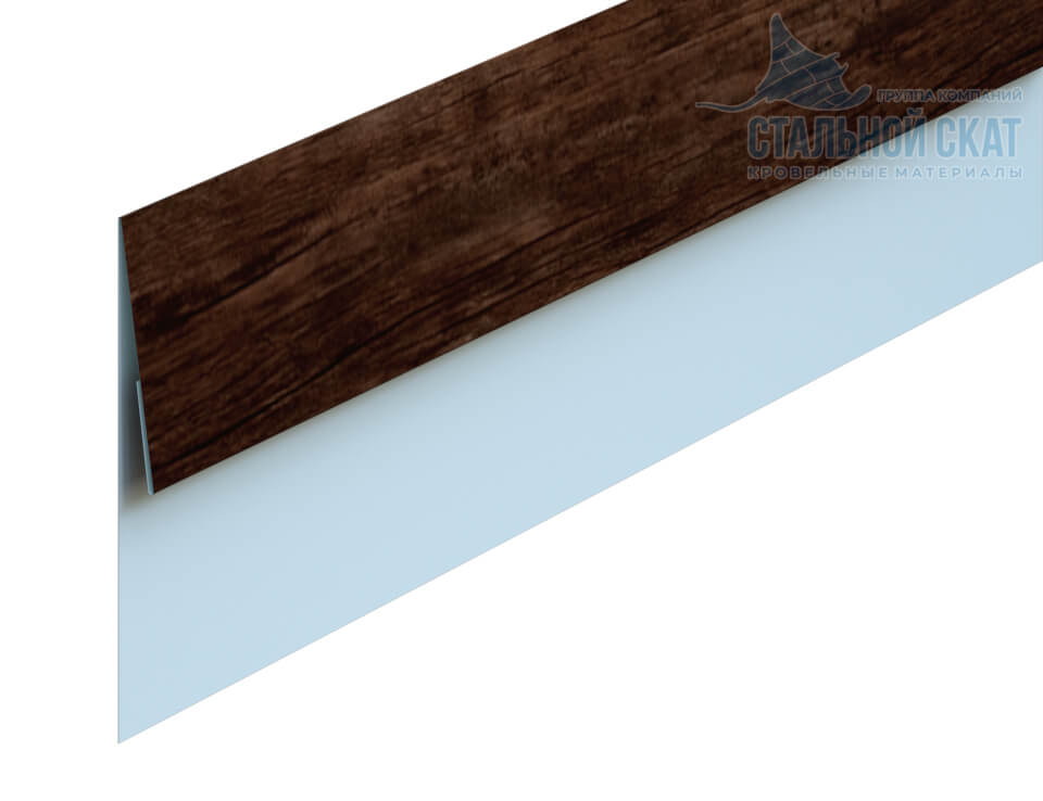 Планка финишная 48х25х2000 (ECOSTEEL_MA-01-Бразил. Вишня-0.5)