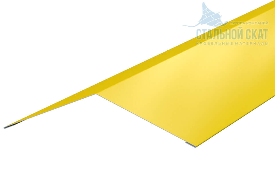 Планка конька плоского простая 145х145х2000 (ПЭ-01-1018-0.45)
