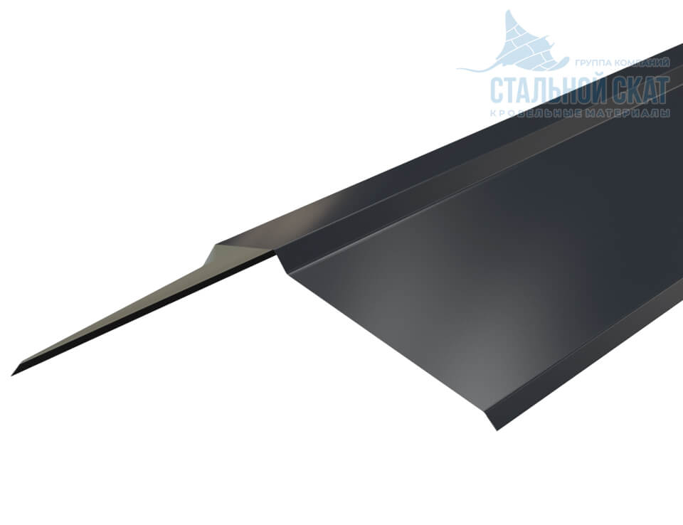 Планка конька плоского 150х150х2000 (PureTech_Mat-20-7021-0.5)