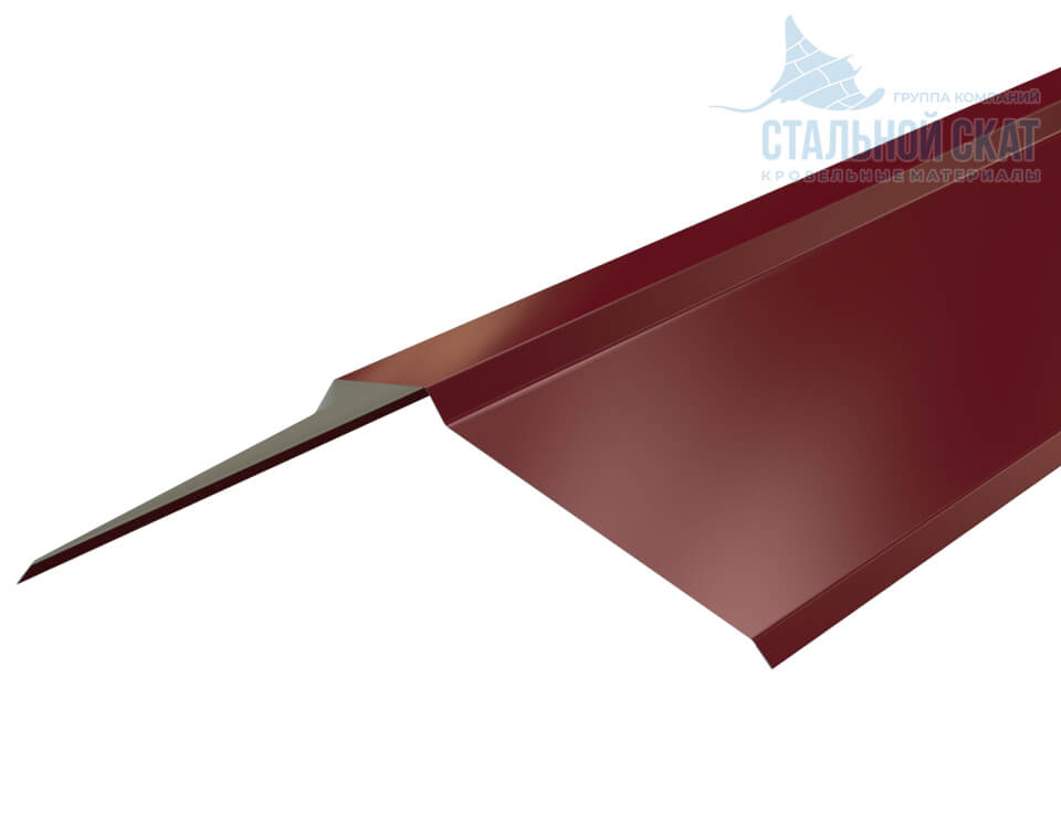 Планка конька плоского 150х150х2000 NormanMP (ПЭ-01-3005-0.5)