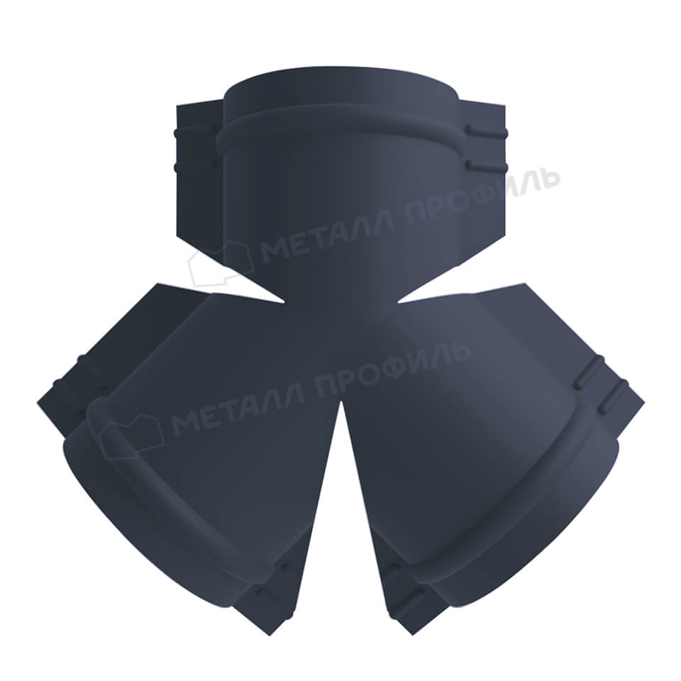 Y-образный тройник для круглого конька R110 (VikingMP-01-7016-0.45)