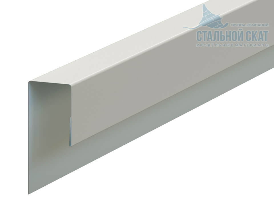 Планка J-профиль 24х18х3000 NormanMP (ПЭ-01-9003-0.5)