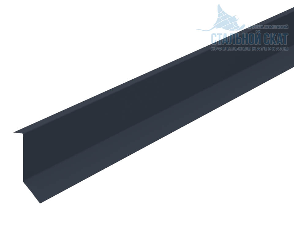 Планка примыкания в штробу 46х25х2000 (VikingMP-01-7016-0.45)