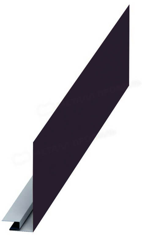 Планка карнизного свеса сложная 250х50х2000 (VALORI-20-Violet-0.5)