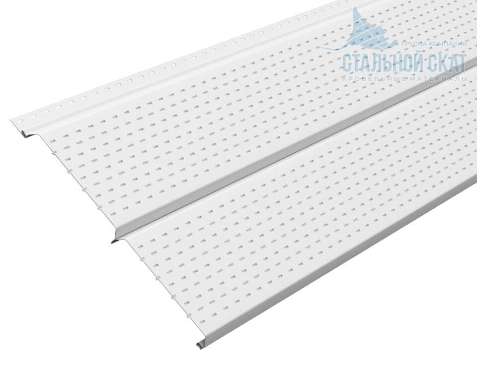 Софит перфор. Lбрус-XL-14х335 (PURMAN-20-9010-0.5)