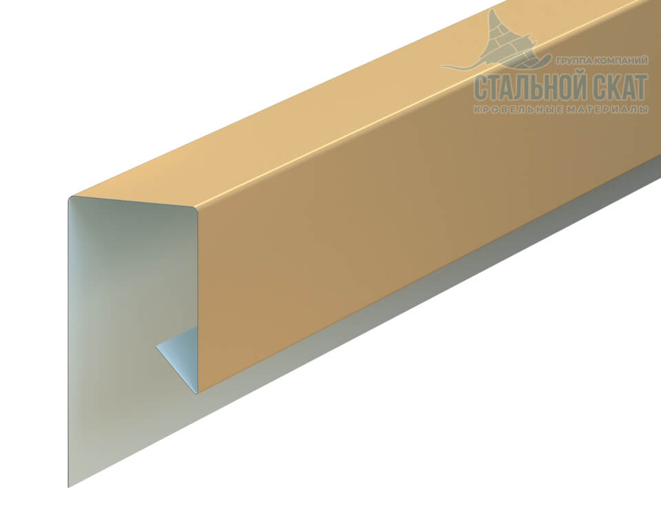 Планка завершающая сложная 30х25х3000 NormanMP (ПЭ-01-1014-0.5)