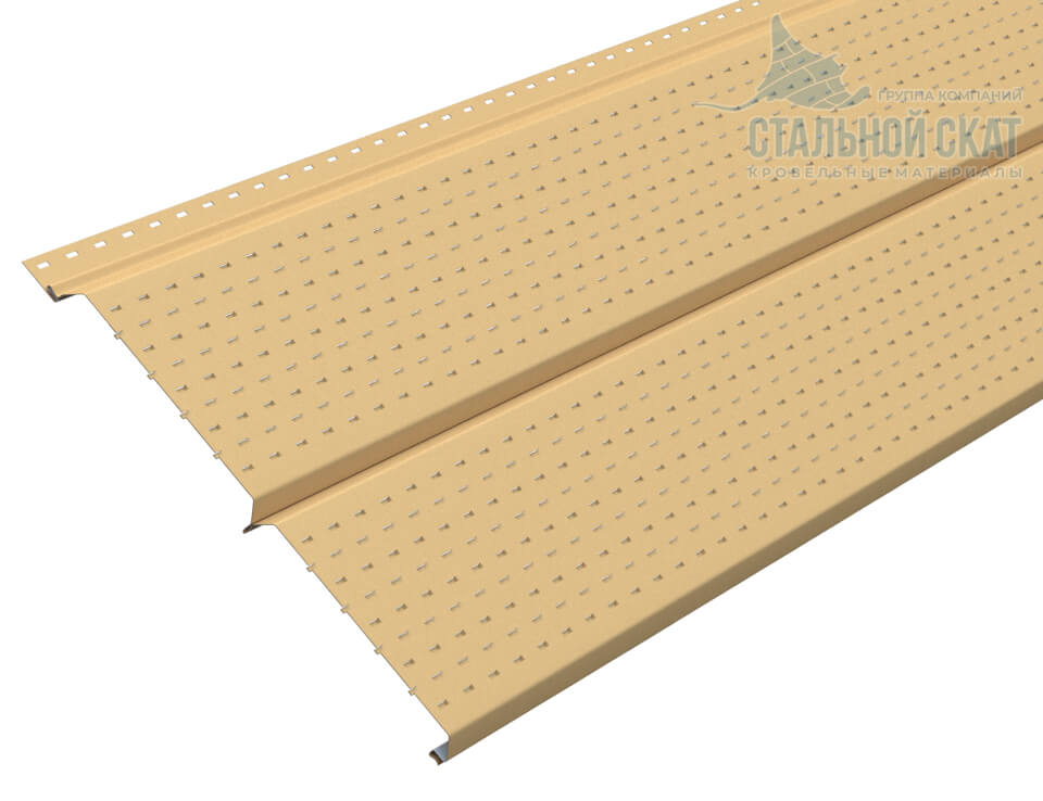 Софит перфор. Lбрус-XL-14х335 NormanMP (ПЭ-01-1014-0.5)
