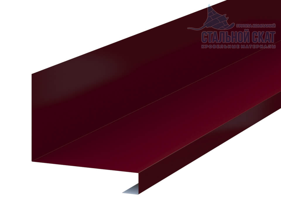 Планка примыкания нижняя к трубе FASTCLICK 150х200х2000 NormanMP (ПЭ-01-3005-0.5)