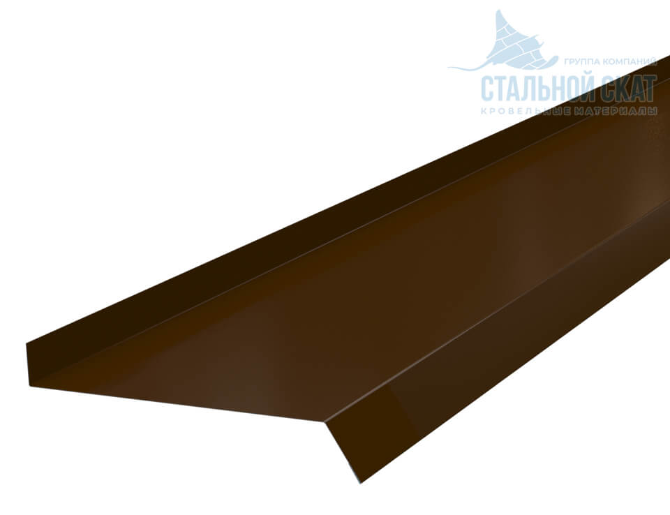 Планка отлива 150х30х2000 NormanMP (ПЭ-01-8017-0.5)
